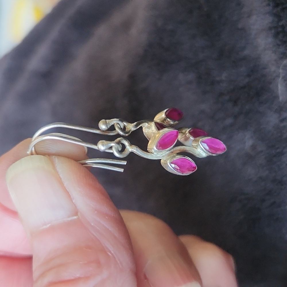 Ruby Earrings - Picture 4 of 5